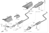 28600Q8200-MUFFLER COMPLETE-CENTER
