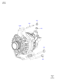 BV6T10300EB-ALTERNATOR, 12V 80A 4PK, TOYOTA