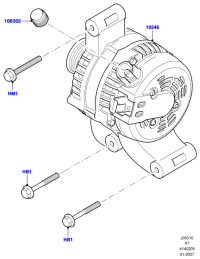 5M5T10300ED-GENERATOR ASSY