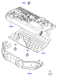 3M5T14A206AE-BRACKET,HARNESS