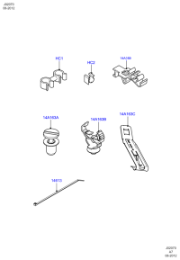 4M5T14A169AC-CLIP,HOSE