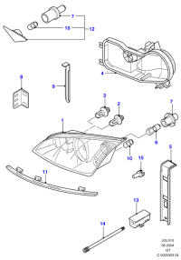 1S7A13K354AD-DRL ASSY F