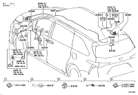 8539108030-NOZZLE, REAR WASHER