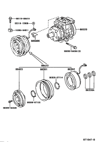 8841033100-CLUTCH ASSY, MAGNET