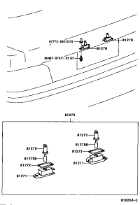 81270AA010-LAMP ASSY, LICENSE PLATE