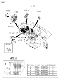 911161D034-Wiring assy-main