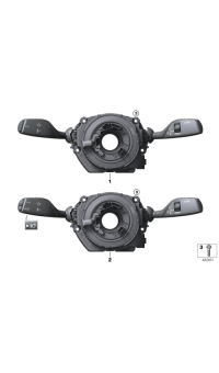 61319474849-SWITCH-STRNG COLOUMN-E46