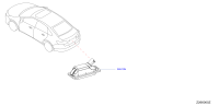 265102GD0A-LAMP ASSY, LICENSE PLATE