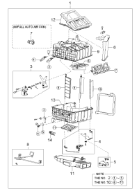 972263E001-ACTUATOR-REAR A/CON MODE