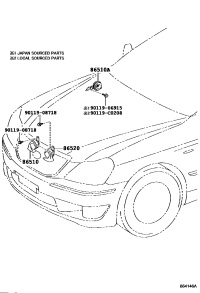 865600N010-HORN ASSY SECURITY