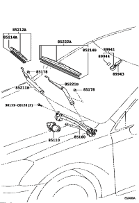 851500N020-LINK ASSY, WINDSHIELD WIPER