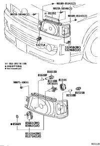 8113026460-UNIT ASSY, HEADLAMP, RH