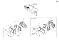 94003D8100-Combination meter