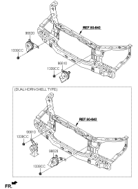 966112J000-HORN ASSY,LOW