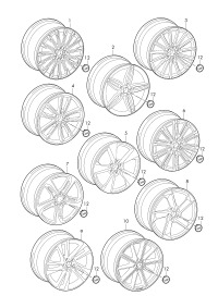 8W0601025BJ-Wheel rim: