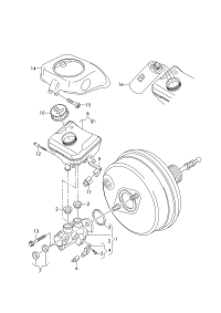 8W0611021-BRAKE MASTER CYL./VW/AUDI