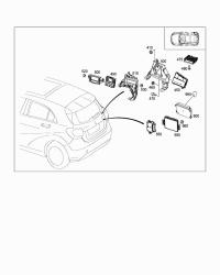 2465451100-BRACKET,HARNESS