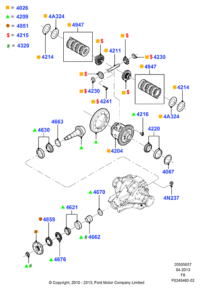 BC3Z4663S-Shim-differential
