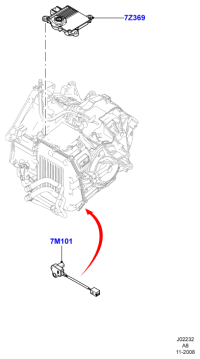 6G9N7M101BA-SENSOR ASSY-WHEEL SPEED,LH