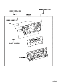 5590006460-CONTROL ASSY, AIR CONDITIONER