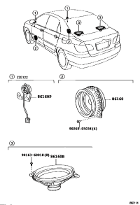 8616002680-SPEAKER ASSY, FRONT NO.1