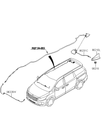 96210A9350SWP-ANTENNA ASSY-COMBINATION