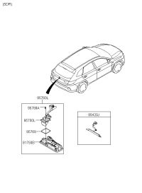 81260J4210NNB-Handle assy-tail gate o/s