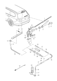 3G9955427B-Wiper blade