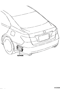 6294033050-DUCT ASSY, QUARTER VENT, LH