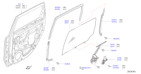 82300CJ010-GLASS ASSY-REAR DOOR WINDOW,RH