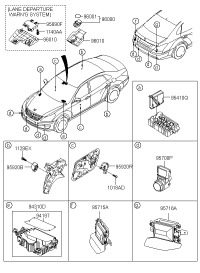 958213N000-UNIT ASSY-BSD,RH