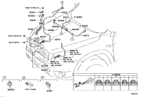 853750R050-Joint, rear washer hose, no.2