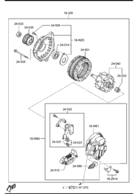 ZJ3818300-ALTERNATOR 14V/150A-S(W220)199