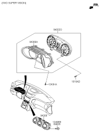943002M600-UNIT ASSY-MULTI GAUGE