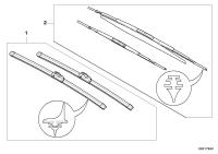 61610037009-SET OF WIPER BLADES EV618010