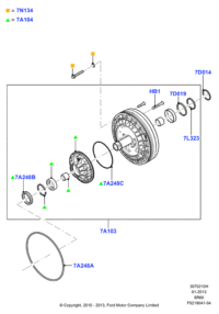 6L2Z7A248AA-INPUT SHAFT SEAL
