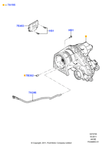 CL3Z7A246A-HOSE - CONNECTING