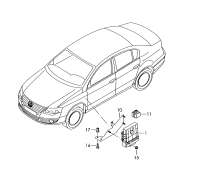 3C0927347A-BRACKET-CONTROL