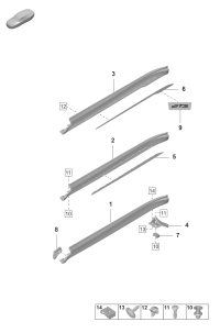9J1854885OK1-Mldg assy: black