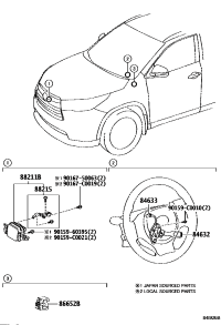846320R020-Switch assy, cruise control main