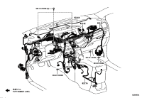 821400E040-Wire, instrument panel, no.2