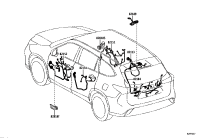 821530E220-WIRE, REAR DOOR, NO.1