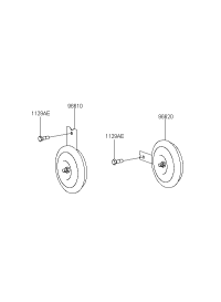 96610H1010-Horn, low pitched
