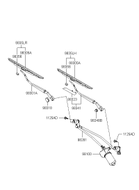98100H1500-MOTOR ASY-WINDSHIEL*