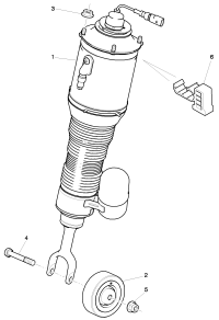 3W8616039F-Damper, air spring