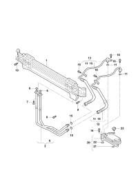 3C0317037A-OIL COOLER/AUDI A6/A7/A8
