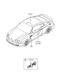 916002C000-WIRING ASSY-FR DR(DRIVER)