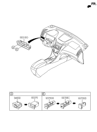 933103S100RY-BEZELLWRC/PADSWMTG