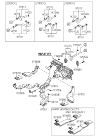 970202B100-DUCT ASSY-RR VENT
