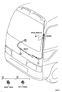 8610136040-CORD SUB-ASSY, ANTENNA